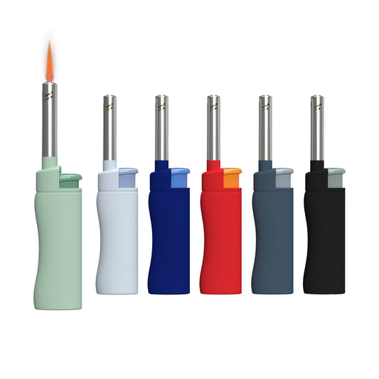 MK Lighter Range Series, NBR Set, Windproof Flame Mini Utility Lighters (6pcs)