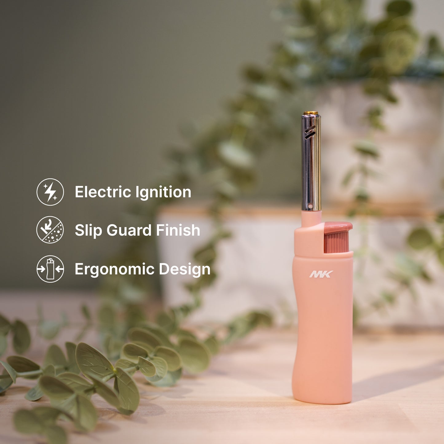 MK Lighter Range Series, Pastel Set, Windproof Flame, Mini Utility Lighters (50pcs)