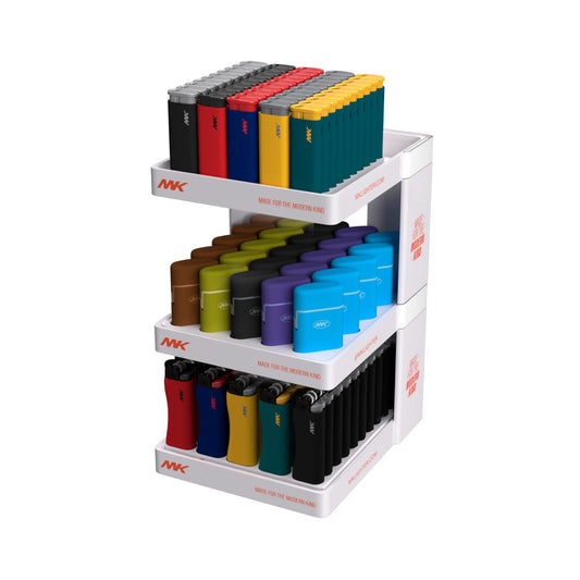 MK Lighter 3 Tier Rack Display 3TD-EE-9G-JET-01