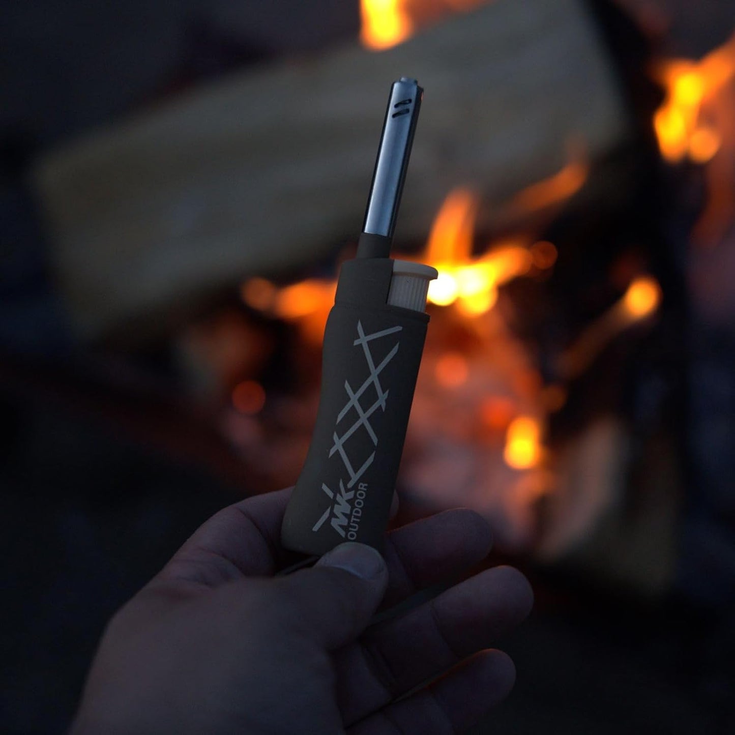 MK Lighter Outdoor Series, Lantern Set, Windproof Flame Mini Utility Lighters (4pcs)