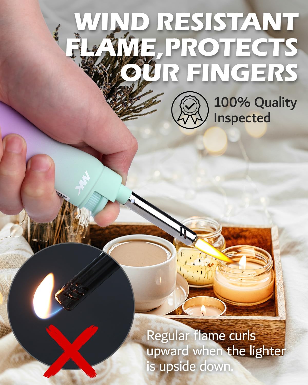 MK Lighter Range Series, Dreamy Set, Windproof Flame 50PC
