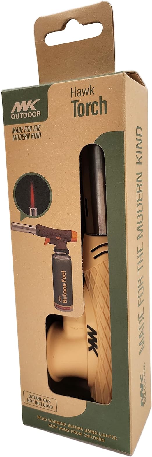 MK Lighter Outdoor Series, Hawk Set, Blow Torch Head 1pc (Butane Canister Not Included)
