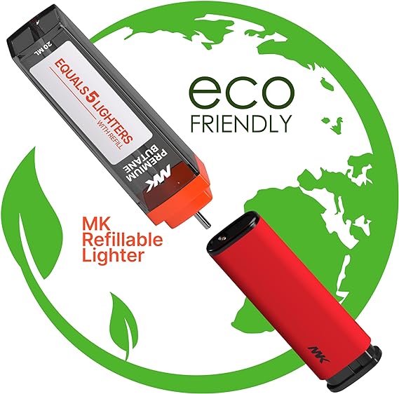 MK Lighter Jet Series, Windproof Flame Pocket Lighters (Hue Set-10pcs)