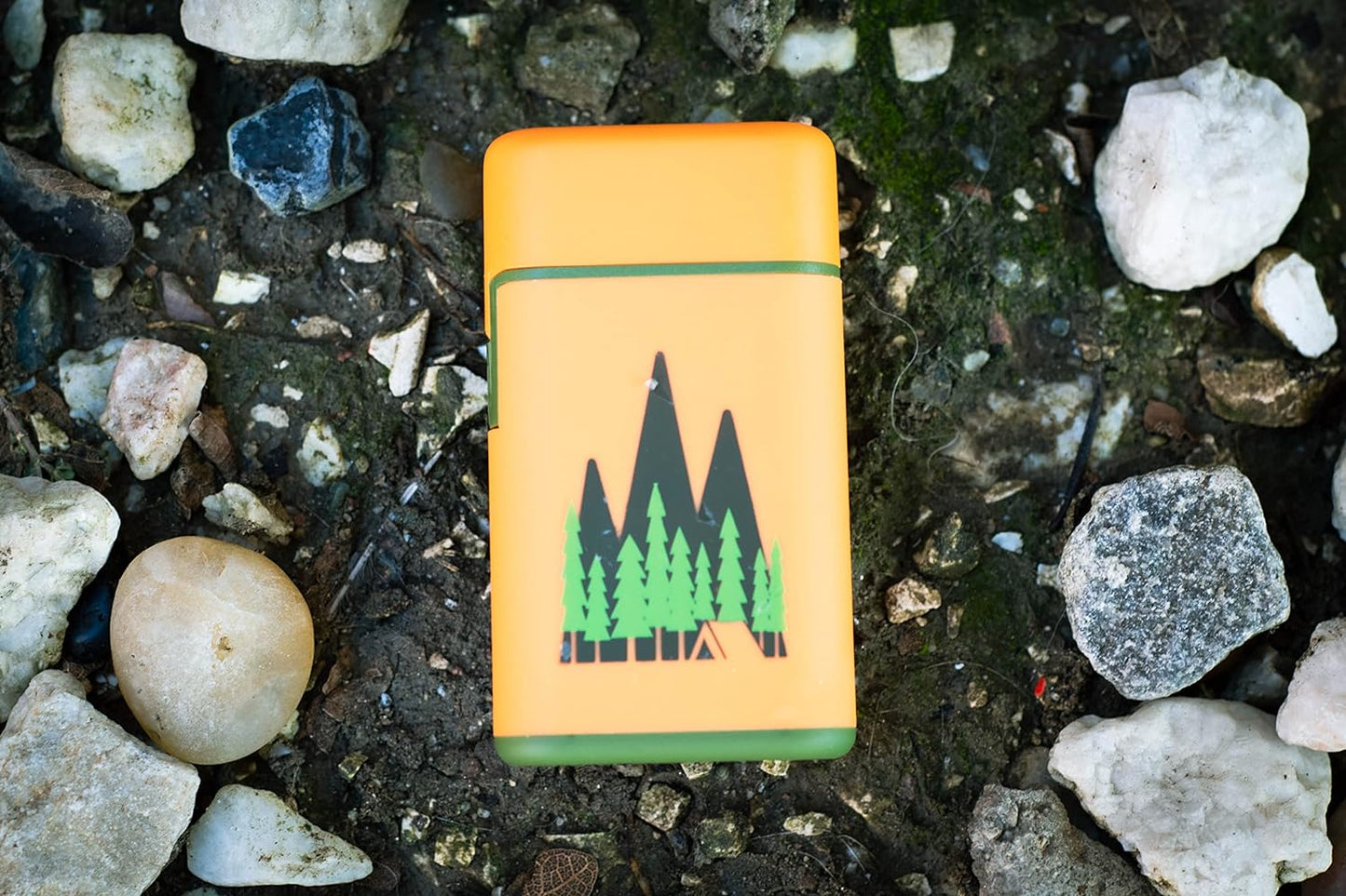 MK Lighter Outdoor Series, Camper Set, Torch Flame Pocket Lighters (Camper E 4pcs)