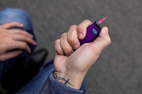 MK Lighter Jet Series, Windproof Flame Pocket Lighters (Hue Set-10pcs)