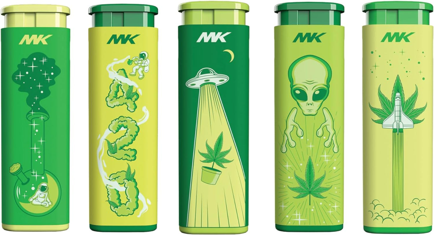 MK Lighter Jet Series, Windproof Flame, Pocket Lighters (Connection Set-50pcs)