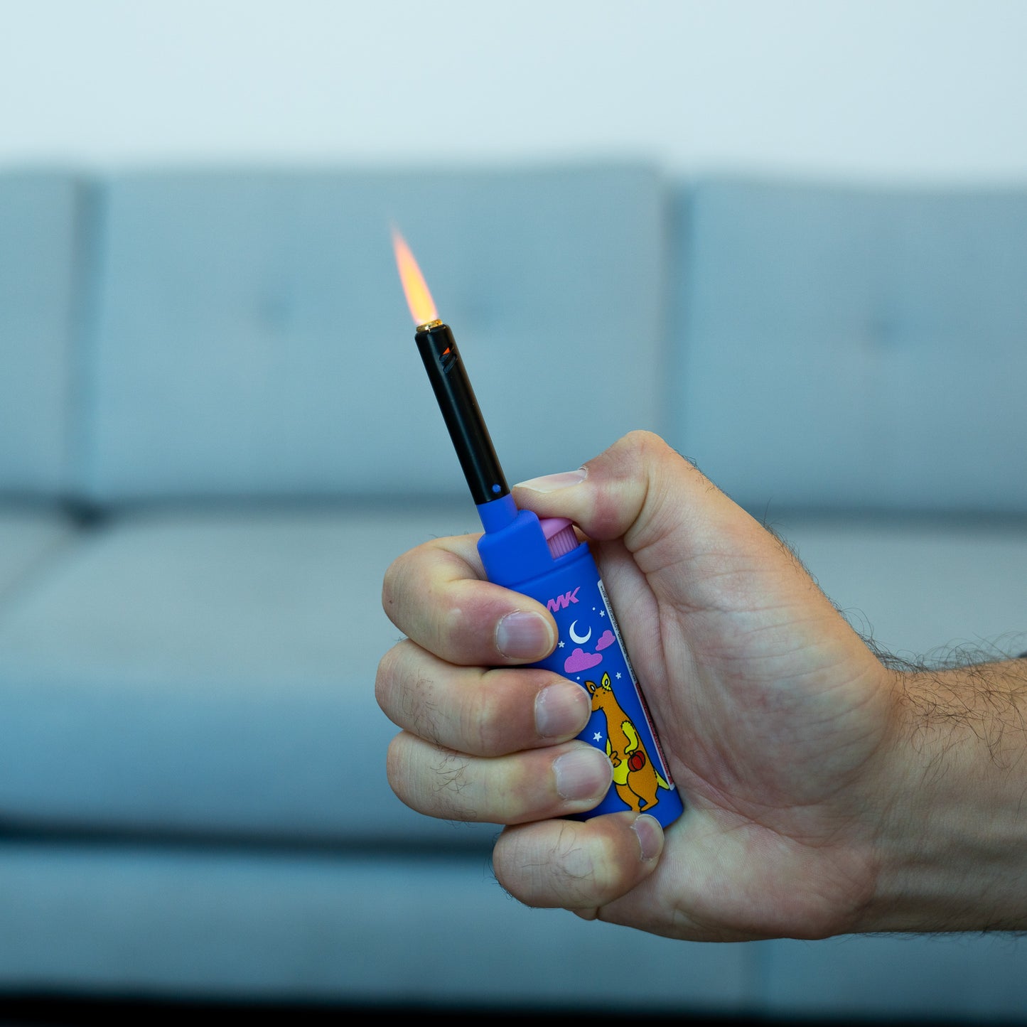 MK Lighter Collector’s Edition Refillable Candle – Multipurpose Jet Flame Butane with Long Wand for Indoor & Outdoor Use Gift Couples Friends Family (Trick or Treat-5PC)