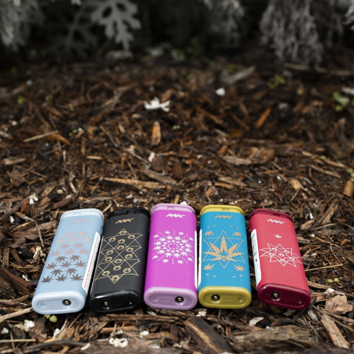 MK Lighter Jet Series, Jane Set, Windproof Flame, 5PCS Multipurpose Utility Lighters