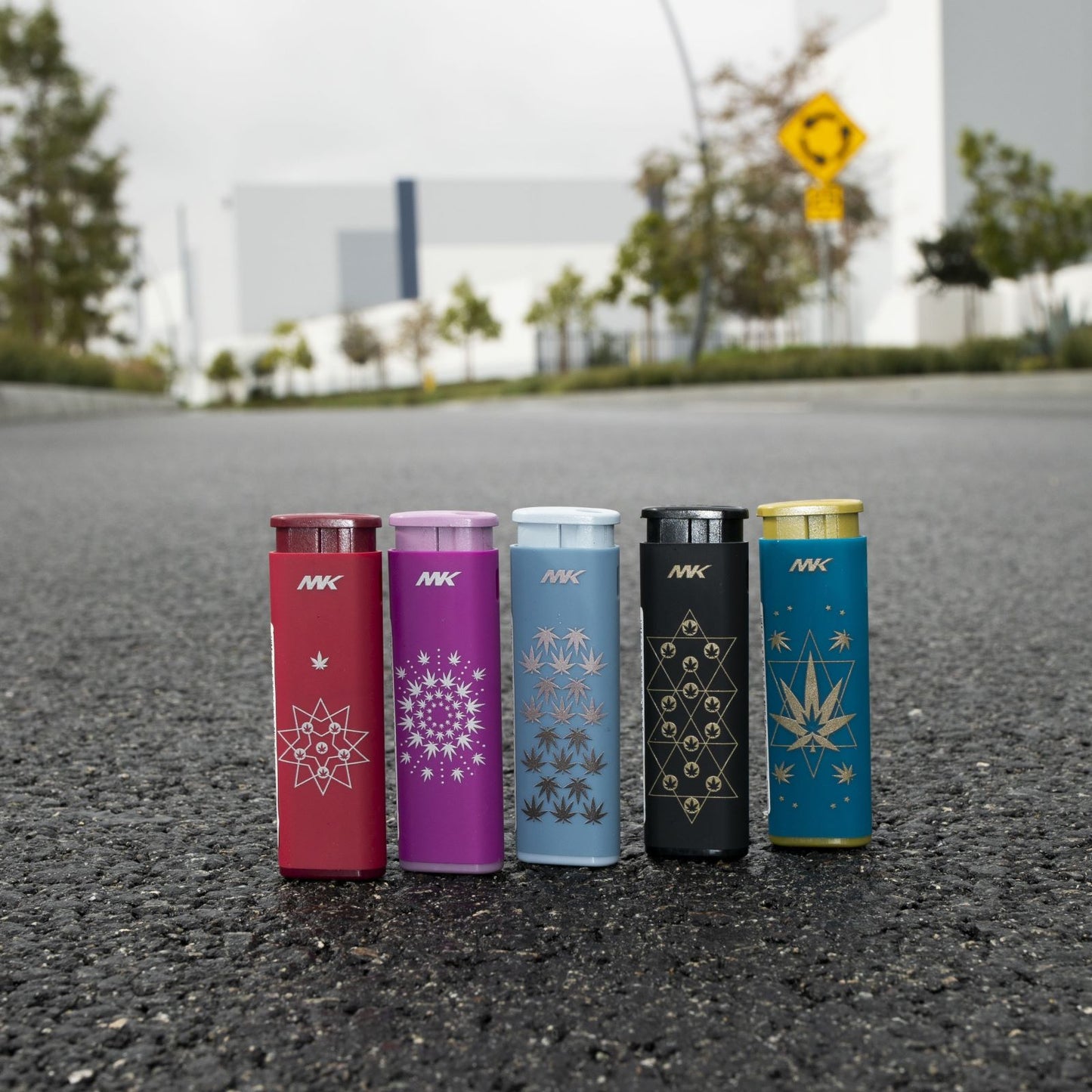 MK Lighter Jet Series, Jane Set, Windproof Flame, 5PCS Multipurpose Utility Lighters