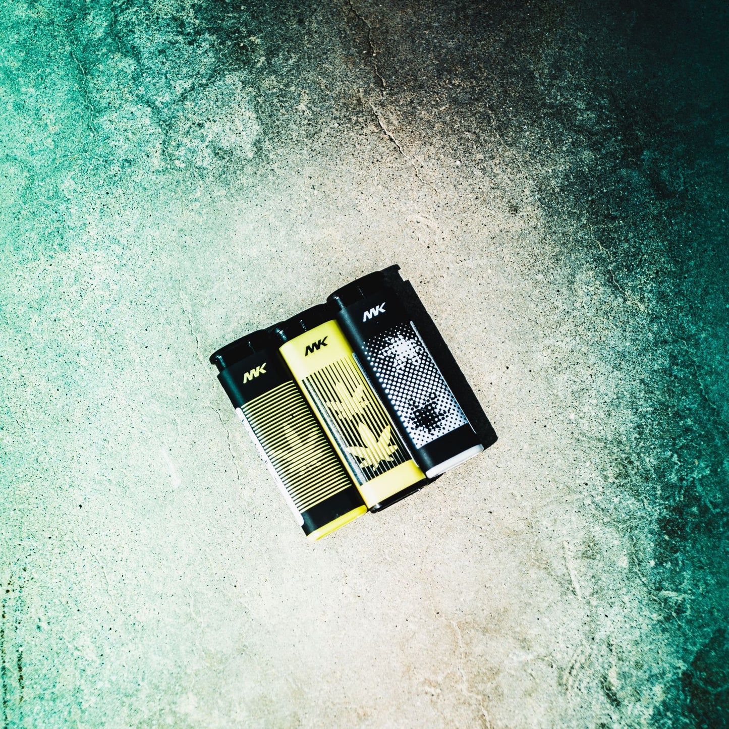 MK Lighter Jet Series, Windproof Flame, Pocket Lighters (Leaf Set-5pcs)