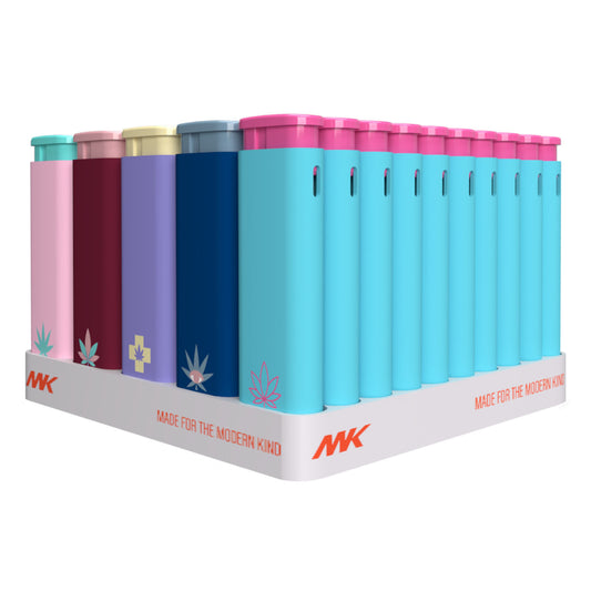 MK Lighter Jet Series, Windproof Flame, Pocket Lighters (Hybrid Set-50 pcs)
