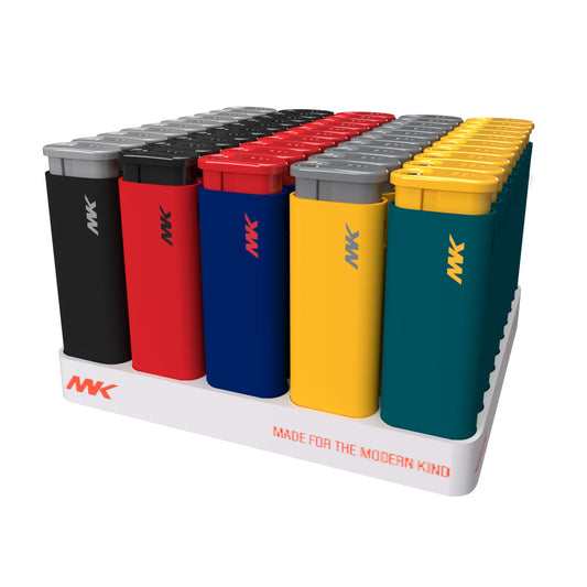 MK Lighter Jet Series, Hue Set, Windproof Flame, 50PCS Multipurpose Utility Lighters