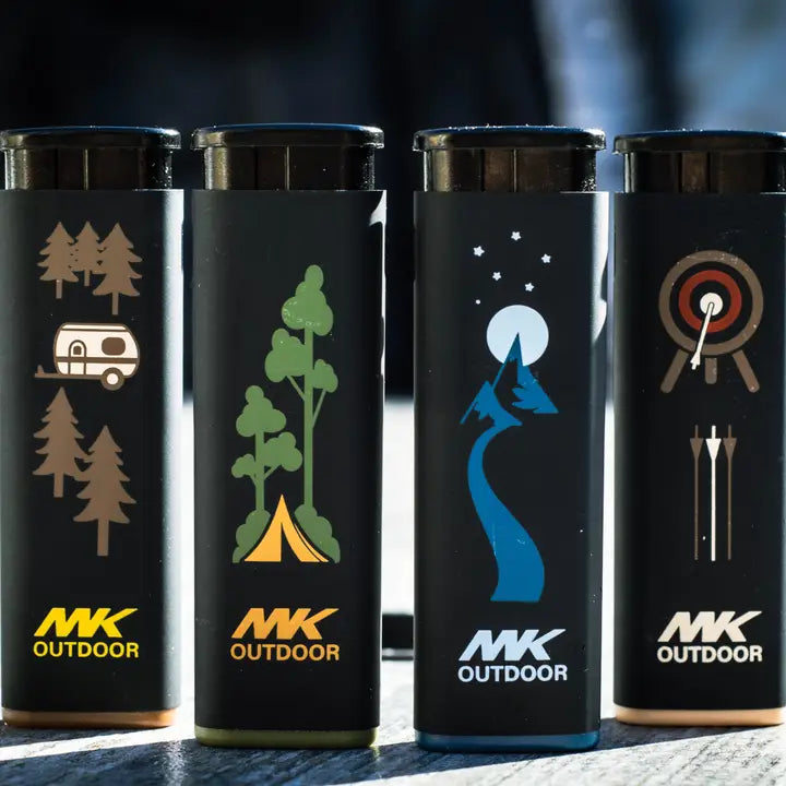 MK Lighter Outdoor Series, Outdoorsmen Set 4pc,Jet Flame