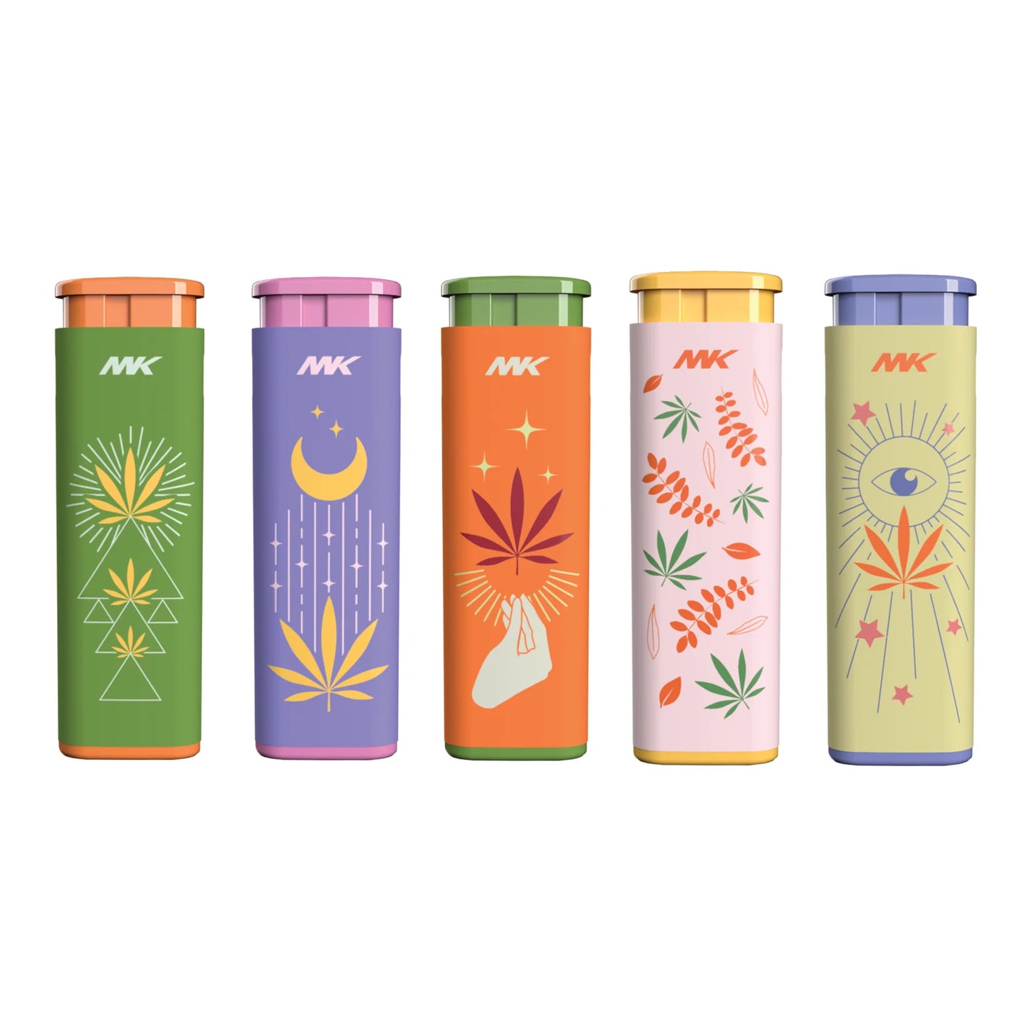 MK Lighter Jet Series, Windproof Flame, Pocket Lighters (Dream Set-50 pcs)