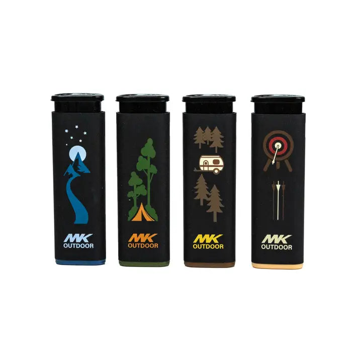 MK Lighter Outdoor Series, Outdoorsmen Set 4pc,Jet Flame