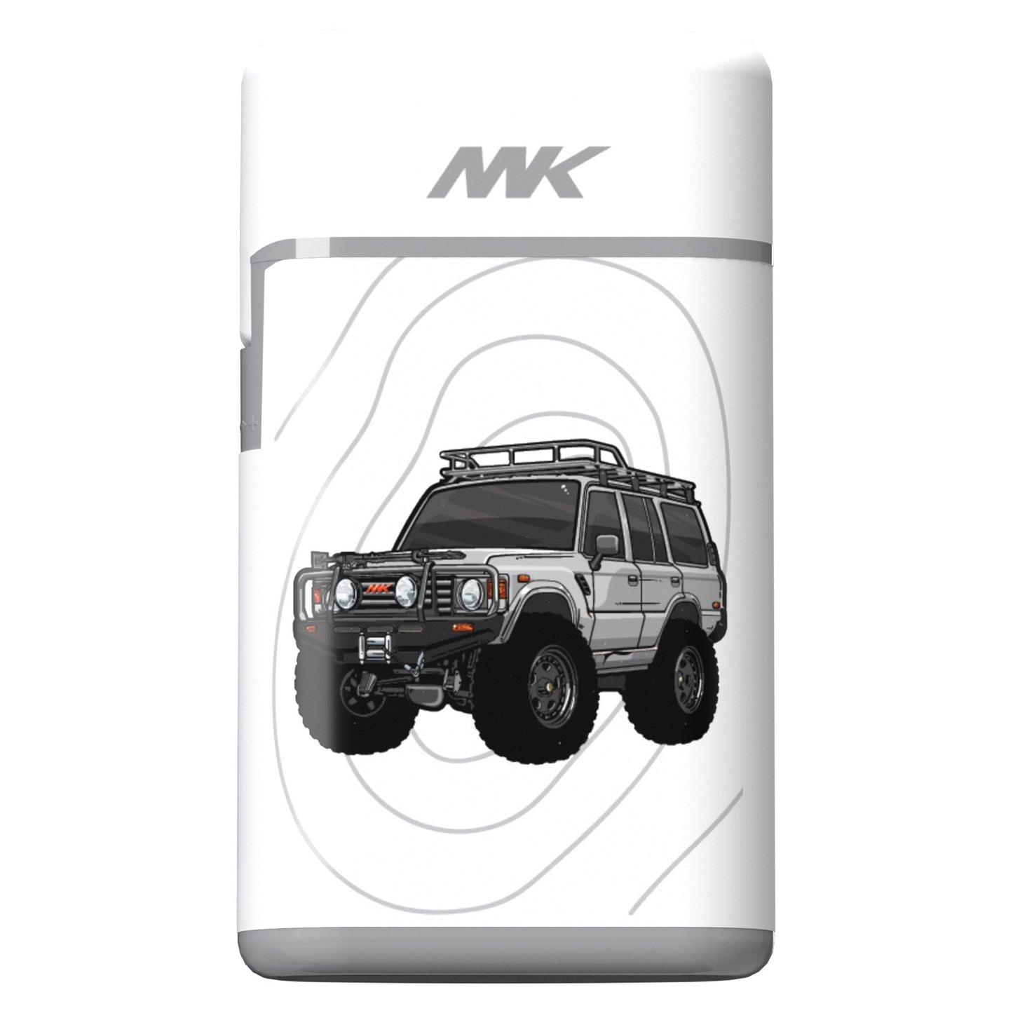 MK Lighter Windproof Torch Flame Lighter ā Stylish Chibi Vehicle Design, Refillable and Durable for All Weather Conditions