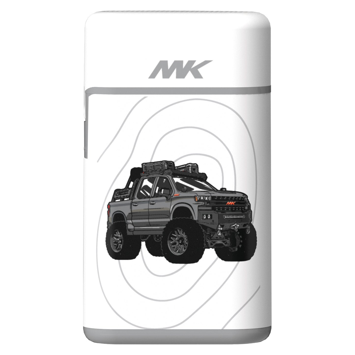 MK Lighter Windproof Torch Flame Lighter ā Stylish Chibi Vehicle Design, Refillable and Durable for All Weather Conditions