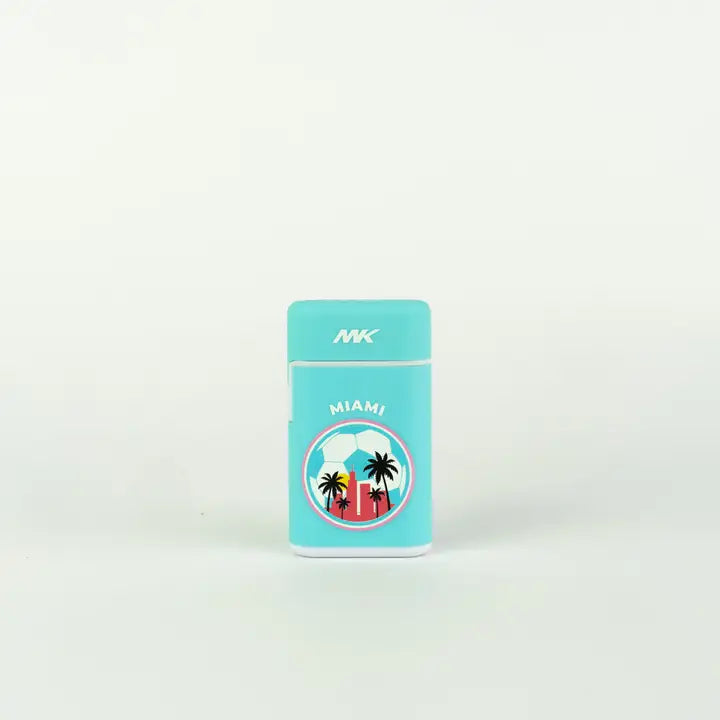 MK Lighter Collection, Soccer 26-MIA, Torch Flame Lighter