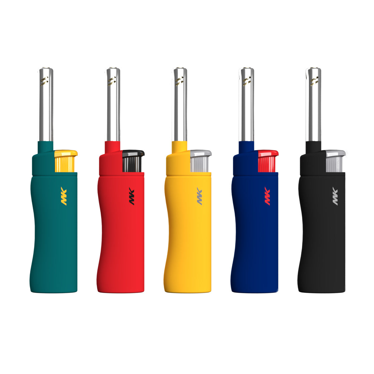 MK Lighter Range Series, Hue Set, Wind-Resistant Flame, Mini Utility Lighters