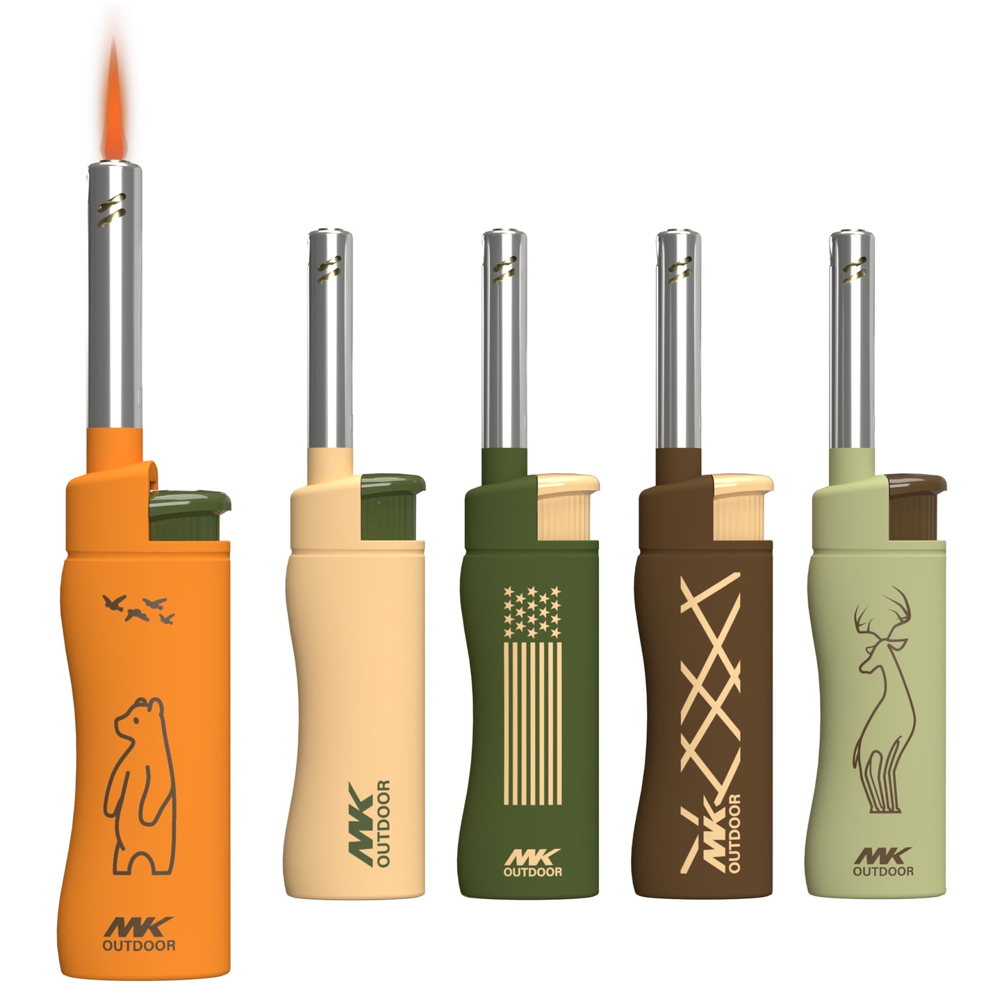 MK Lighter Outdoor Series Candle Lighters, Windproof Torch