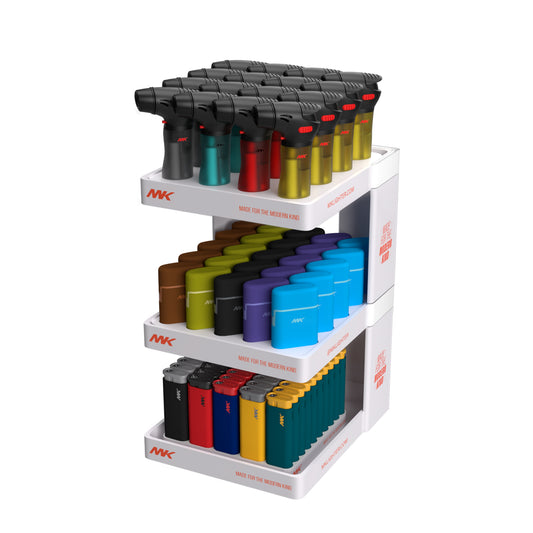 MK Lighter 3 Tier Rack Display 3TD-EE-WI-JET-01