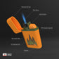 MK Lighter Outdoor Series, Camper Set, Torch Flame Pocket Lighters (Camper E 4pcs)