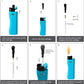 MK Lighter Grip-Pro Series, Regula Flame, 9G Flint Strike Pocket Lighters (Color Set-10pcs)