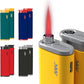 MK Lighter Jet Series, Hue Set, Windproof Flame, 50PCS Multipurpose Utility Lighters