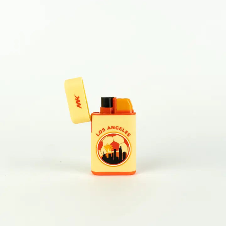 MK Lighter Collection, Soccer 26-LA, Torch Flame Lighter