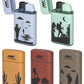 MK Lighter Outdoor Series Camper 5-Pack Assorted Designs, Refillable Butane Tank, Torch Flame, Prepping & Camping Supplies, Survival Lighters (Wild Spirit 5PC)