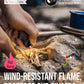 MK Lighter Outdoor Series Alpine Set 5-Pack Assorted Design Multipurpose Refillable, Windproof Flame, Slip Guard Candle & BBQ, Prepping & Camping Supplies, Survival Lighters (Trail Blazer 5PC)