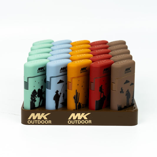 MK Lighter Collect Series, Wild Spirit, Torch Flame Lighter-25PCs