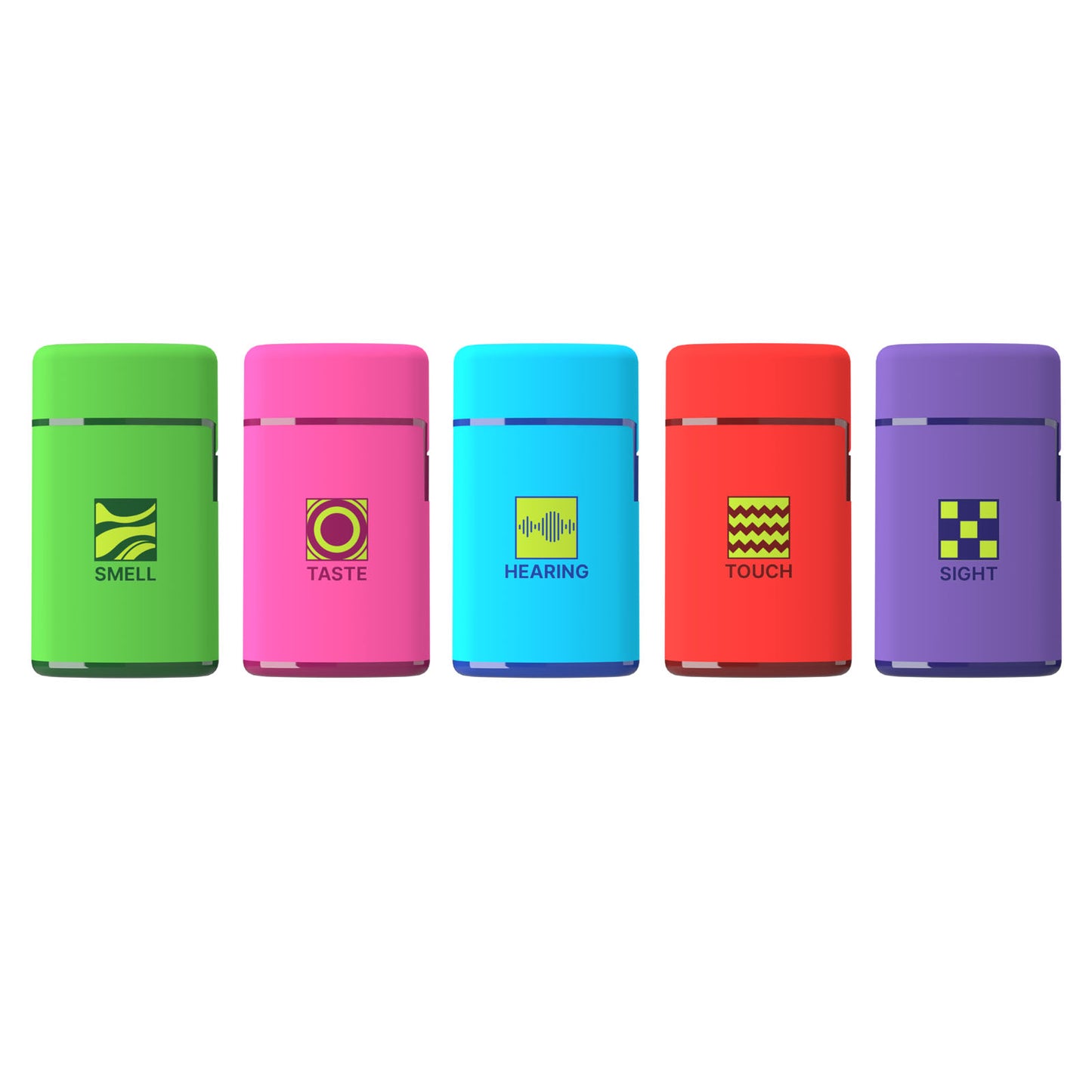 MK Lighter Green Series, Electric Ignition Pocket Lighters (Senses) 25pc