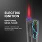 MK Lighter Jet Aff Series, Windproof Flame, Pocket Lighters - 50PCs