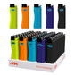 MK Lighter 9G Flint Strike Refillable Lighters (Color-50 Packs)