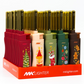 MK Lighter Xmas Series, Pastel Set, Windproof Flame, Mini Utility Lighters (50pcs)