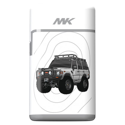 Encendedor MK Lighter con llama tipo soplete a prueba de viento – Elegante diseño de vehículo Chibi, recargable y duradero para todas las condiciones climáticas